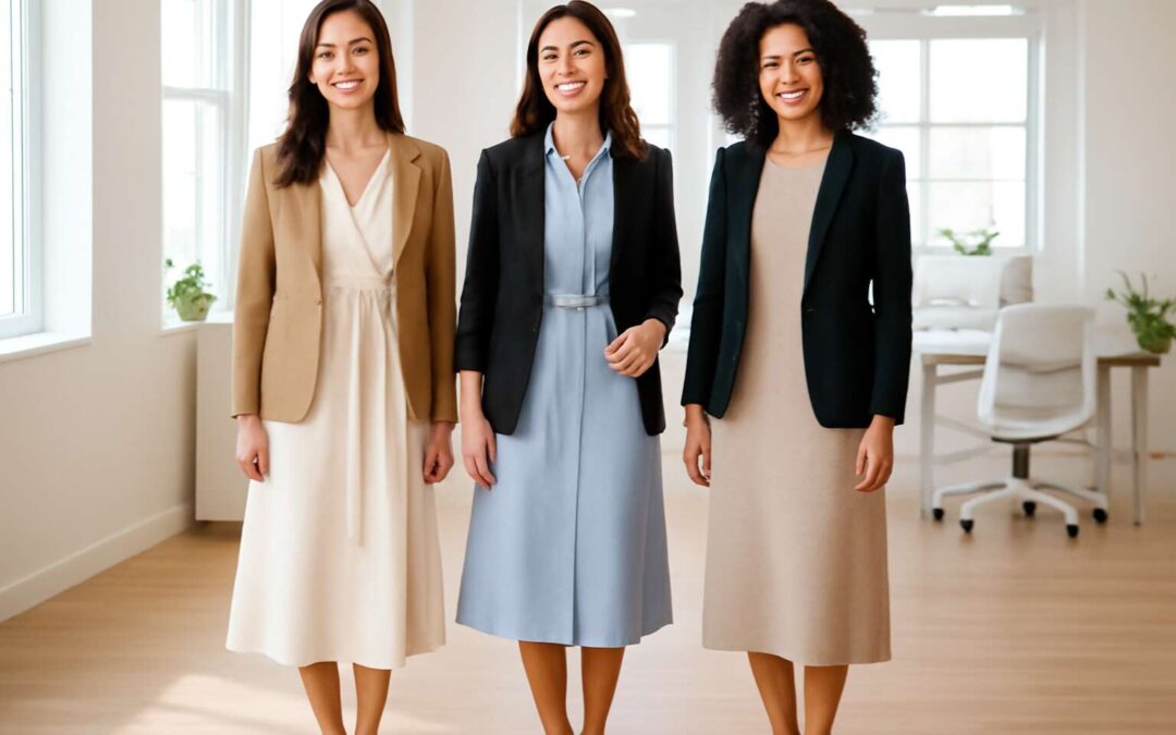 Find your vibe in casual work appropriate dresses for effortless office chic