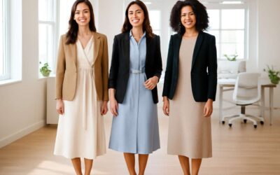 Find your vibe in casual work appropriate dresses for effortless office chic