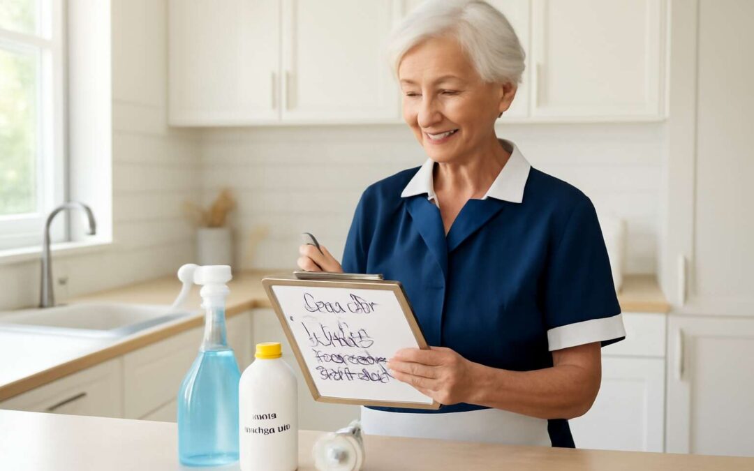 piecework senior housekeeper: flexible hours, skilled cleaning, steady pay